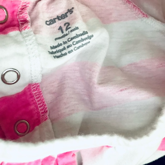 🌸10 for $10 Carter’s Pink/White Dress🌸 - Picture 3 of 4